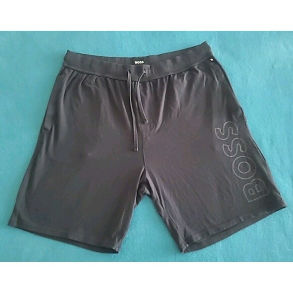 Hugo Boss Identity Shorts Mens size XL Navy Blue - Picture 1 of 12